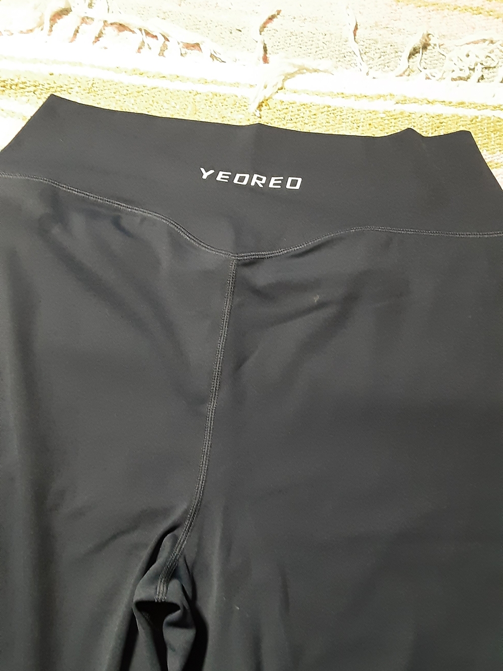 High-Waist Dark Blue Leggings